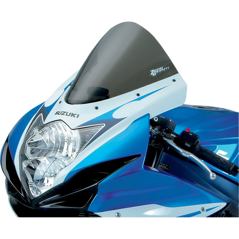 ZERO GRAVITY 2301-1498 24-114M-02 Corsa Windshield Corsa Windscreen - Smoke - GSXR 600/750