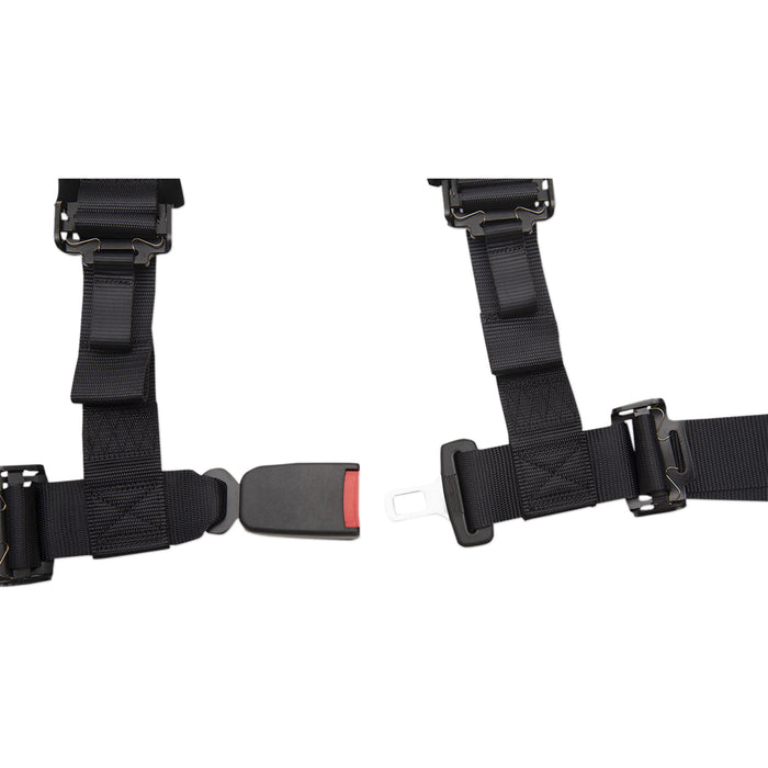 MOOSE OFFROAD 4510-1243 100-4402-PU Seat Harness 4 point - 2x2 - black