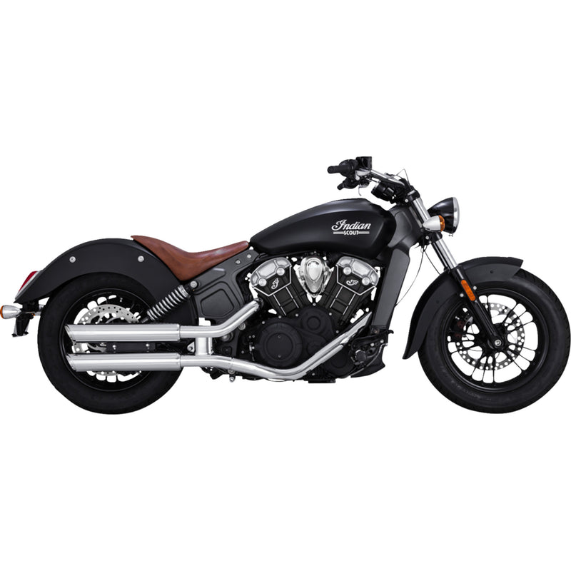 Vance & Hines Twin Slash Muffler - 18323 For Indian Scout 2015-2022