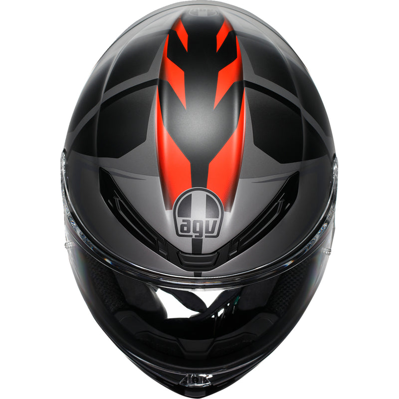 AGV K6 S Karve Helmet - Matte Black/Gray/Red