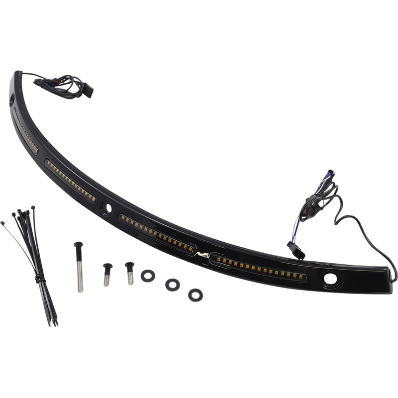 Custom Dynamics Windshield Trim - CD-WT2-14-B For Harley Touring 2014-2025