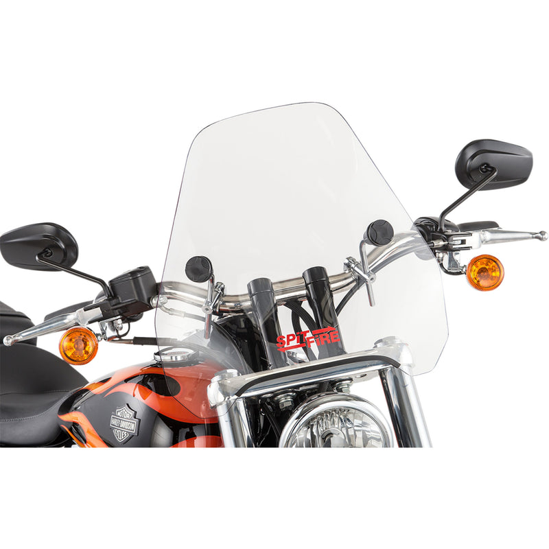 Slipstreamer Spitfire Windshield - S-06-CHR-C For Harley Motorcycles 1988-2025 | Honda Motorcycles 1992-2025 | Suzuki Motorcycles 1999-2025