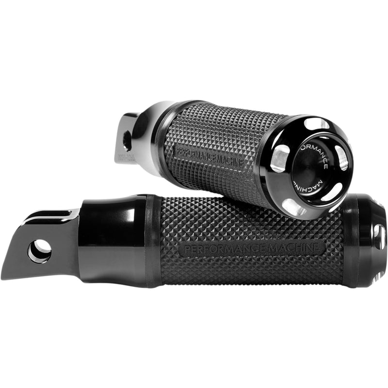 Performance Machine (pm) Apex Footpegs - 0035-1239M-BM For Harley Softail 2018-2020