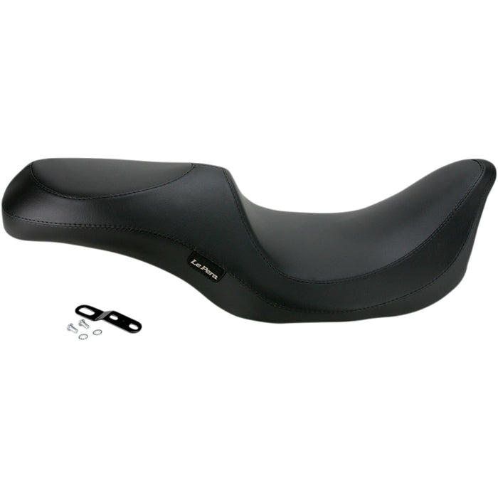 LE PERA 0801-0504 LH-817 Villain Seat - Smooth - Black - FLT '02-'07