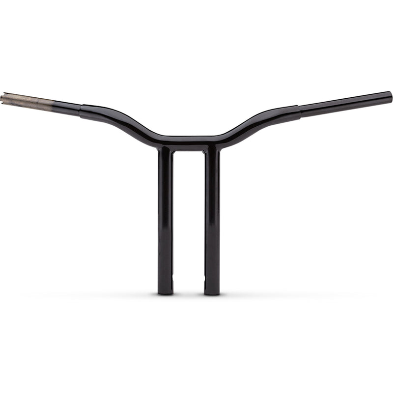 LA CHOPPERS 0601-4933 LA-7337-14B Kage Fighter Welded Straight-Riser Handlebar - One Piece - 14" - Black