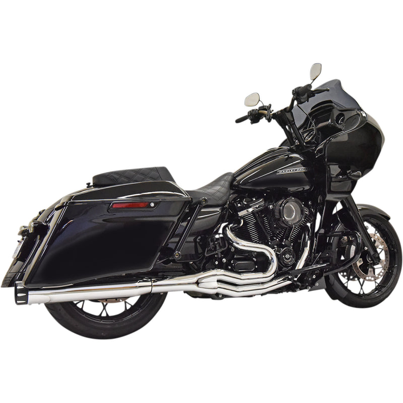 Bassani Xhaust Road Rage 2-Into-1 Exhaust System - 1F78T For Harley Touring 2017-2026