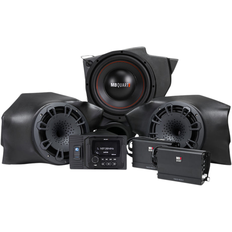 Mb Quart Speaker And Amplifier Kit - MBQR-STG3-2 Polaris UTVs 2014-2024