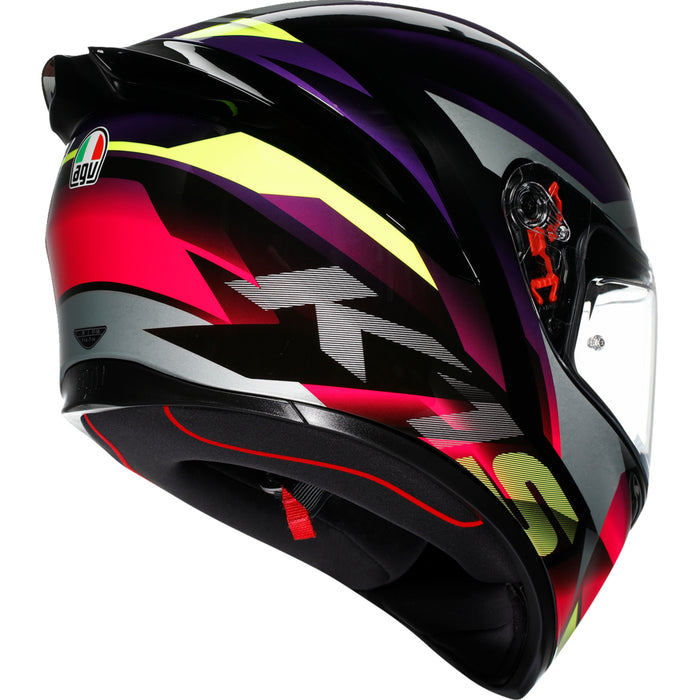 AGV K1 S Fastlap Helmet - Black/Purple/Pink