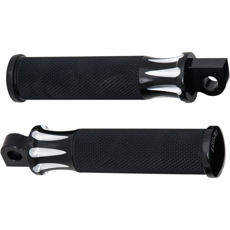 ARLEN NESS 1620-0894 07-909 Fusion Male-Mount Footpegs - Deep Cut - Black