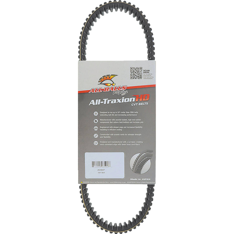 ALL BALLS 1142-1073 25-9007 All-Traxion HD CVT Belt polaris