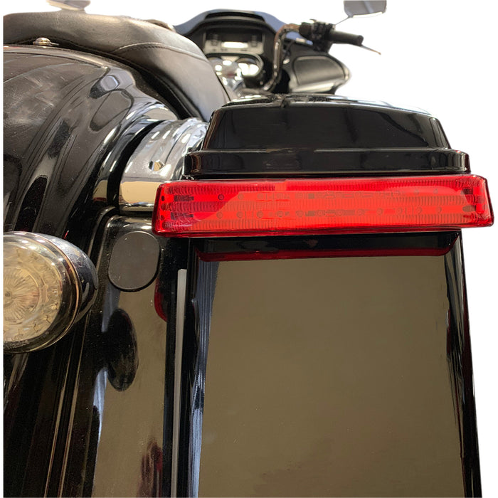 CUSTOM DYNAMICS 2040-2585 PB-SBSEQ-SS8-CR ProBEAM® LED Sequential BAGZ™ Saddlebag Lights - Chrome/Red