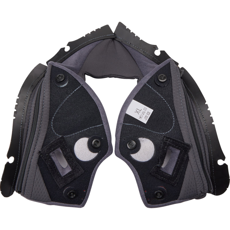 AGV 0134-3324 201850005623GXL Pista GP RR Helmet Cheek Pads Pista GP RR Cheek Pads - Gray/Cyan - XL