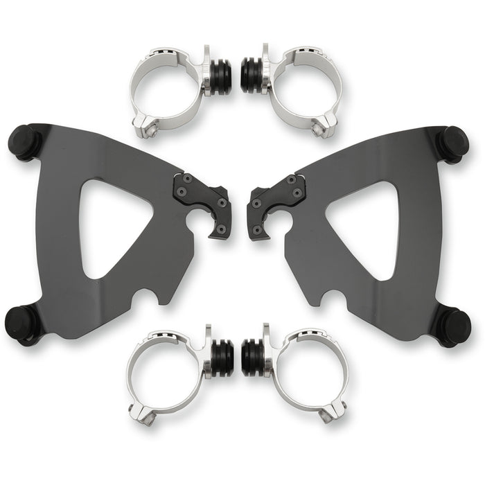 MEMPHIS SHADES 2320-0198 MEB2029 Road Warrior Trigger-Lock Mount Kit - Road Warrior Mounting Kit - Black - FXDWG