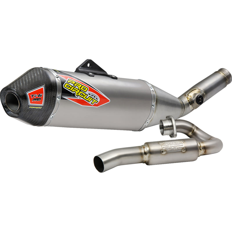Pro Circuit Ti-6 Pro Single Canister Exhaust System - 0321945FP Kawasaki KX 450 / 450XC 2019-2023