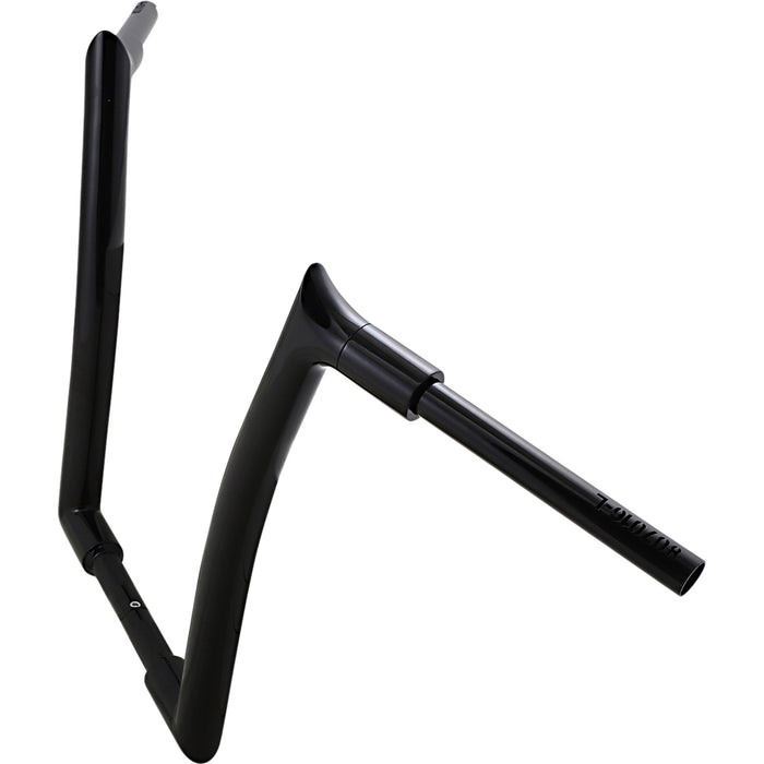 FAT BAGGERS INC. 0601-5270 807016-B 1-1/2" EZ Install Pointed Top Handlebar - 16" - Black