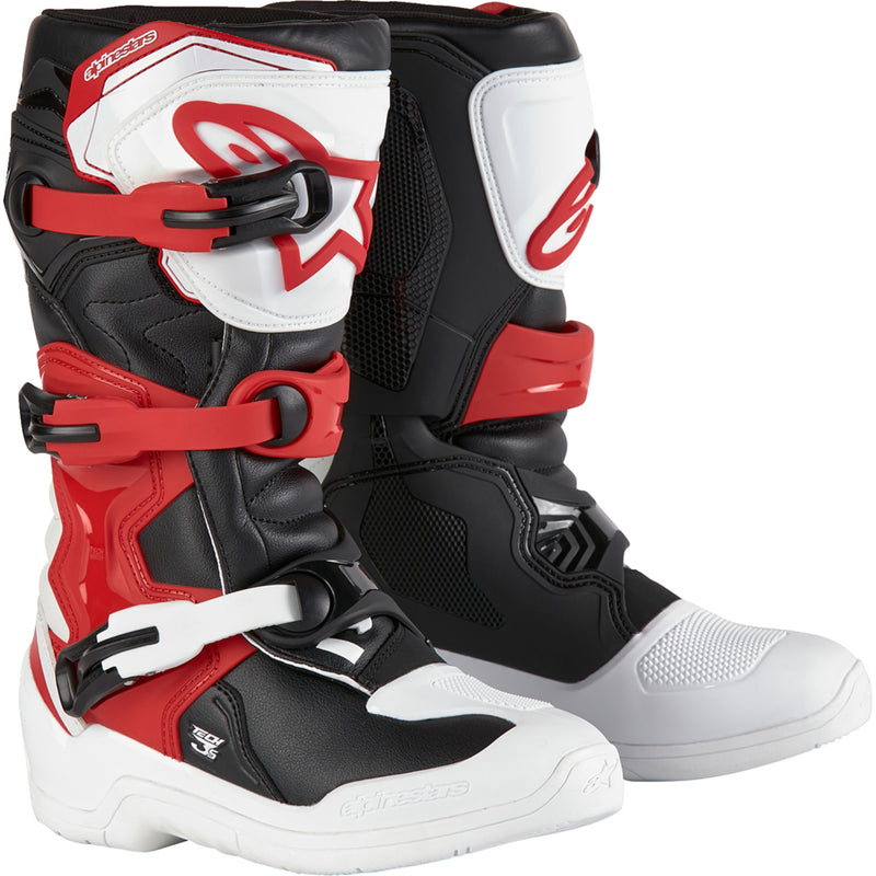 ALPINESTARS Youth Tech 3S Boots — Tech3S - White/Black/Red US