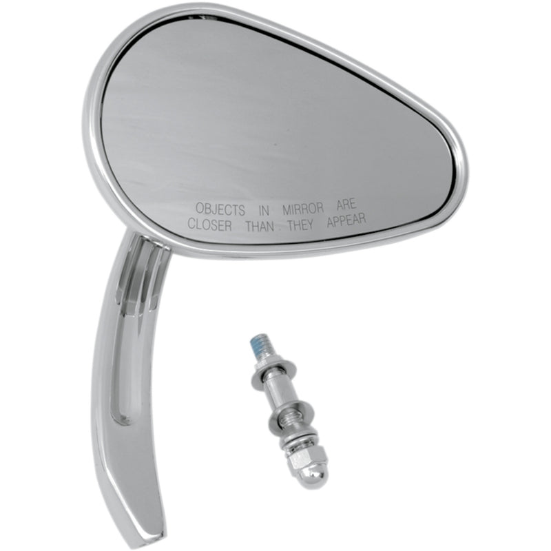 DRAG SPECIALTIES Billet Teardrop Mirror Tear Drop