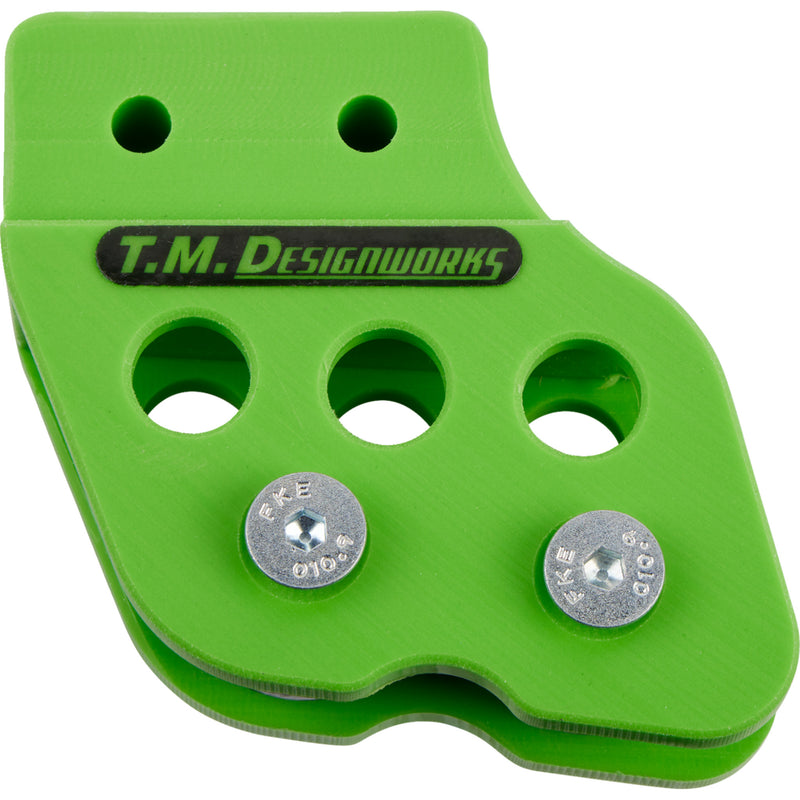 T.M. Designworks Chain Guide Green - RCG-002-GR For Honda ATV/UTV Models 1993-2009 | Suzuki 400 QuadSport 4x2 / QuadSport 2002-2013