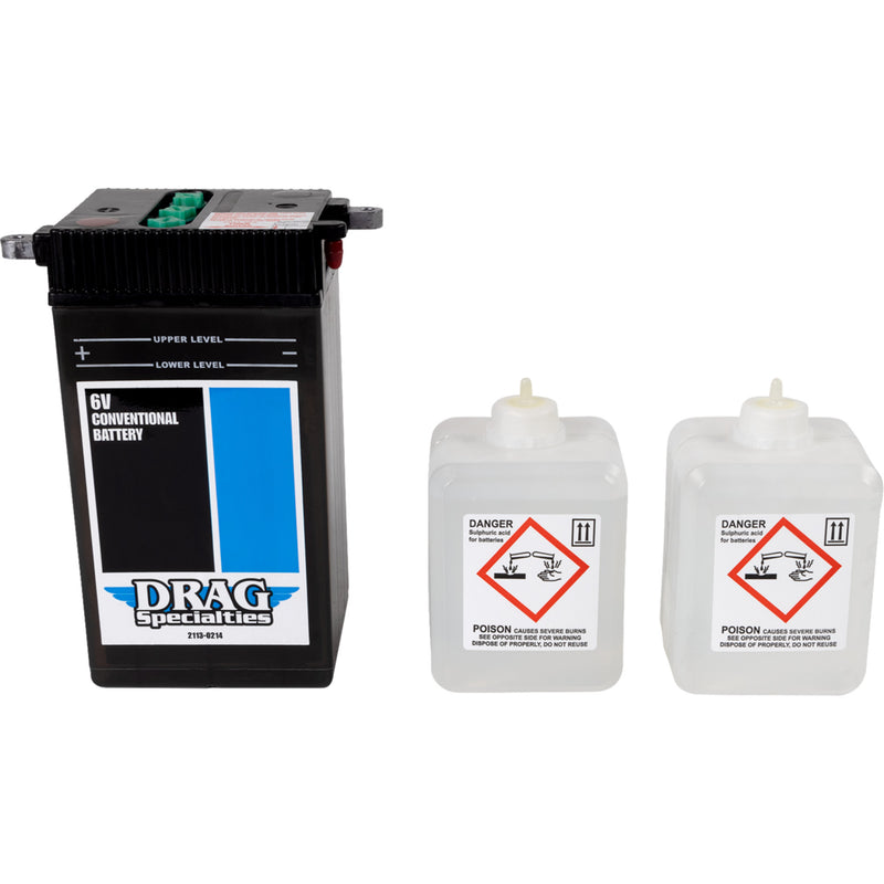 Drag Specialties Battery - 2113-0214 For Harley Touring 1936-1964