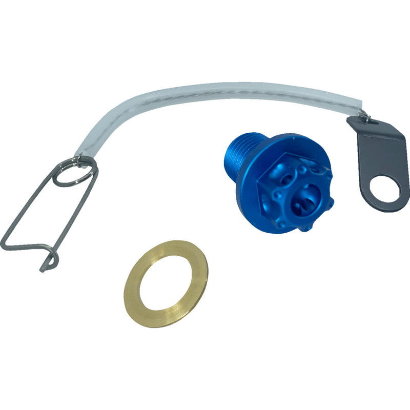 PSR 0920-0101 00-01942-25 Magnetic Oil Drain Plug Magnetic Drain Plug - M10 x 1.25 x 20 mm - Blue