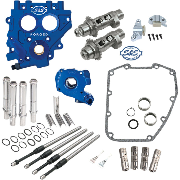 S&S CYCLE 0925-1109 330-0544 Chain Drive Cam Chest Kit - Cam Chest with Plate Kit - 551CE - Easy Start Cams - Twin Cam