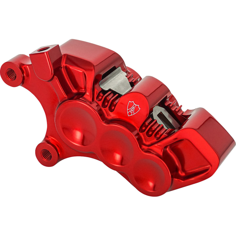 Arlen Ness Mono Axial Brake Caliper 14" Left Red - 320-116 For Harley Motorcycles 2006-2026