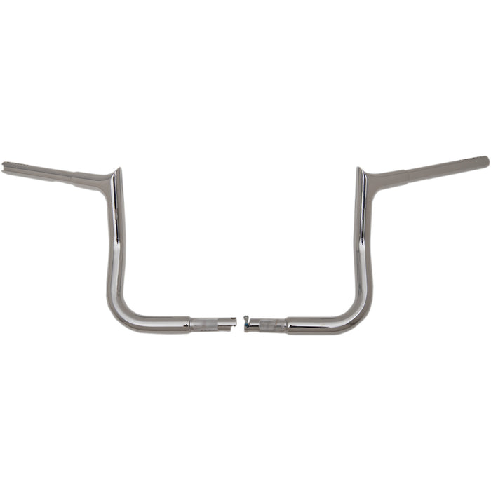 FAT BAGGERS INC. 0601-4746 9050101-1/4" EZ Install Pointed Top Handlebar - 10" - Chrome