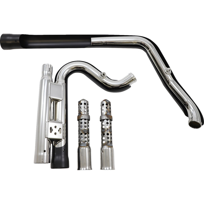 COBRA 1800-2096 6708B Speedster 909 Exhaust System - Black - '12-'17 Dyna