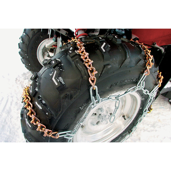 MOOSE OFFROAD M91-60008 8V00 V-Bar Tire Chains Tire Chains - 8 V-Bar - 14.5" W x 52" L - Pair