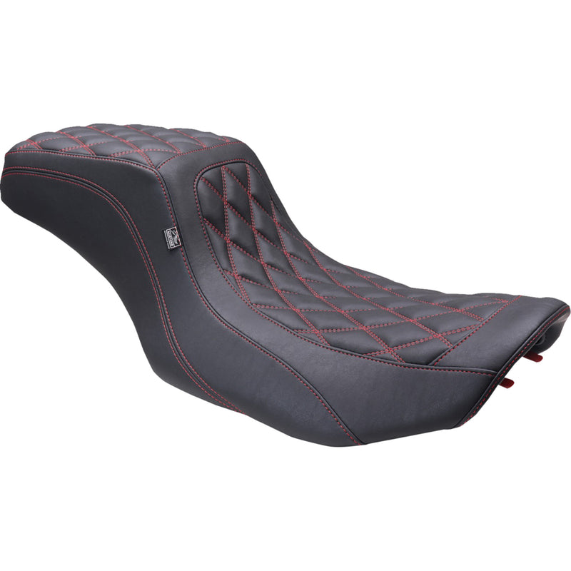 Mustang Squareback Seat - 88415DC For Harley Touring 2023-2026