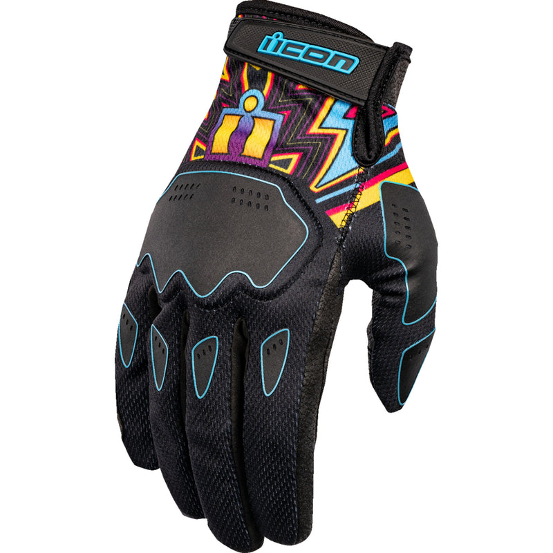 ICON Hooligan™ Lucky Lid Gloves Black