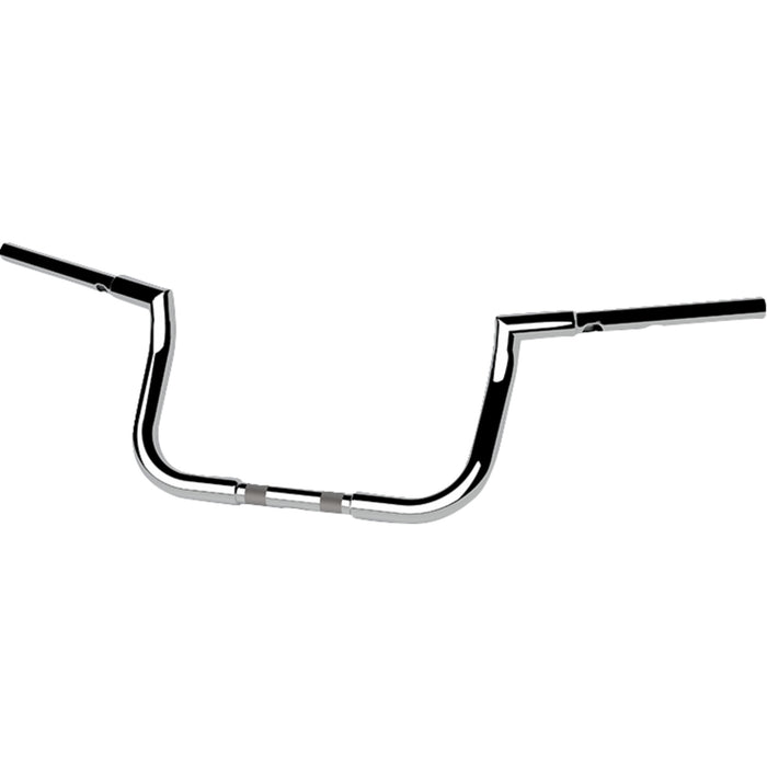 LA CHOPPERS 0601-6572 LA-7367-08 1-1/4" Twin Peaks Touring Handlebar - Bagger - 8" - Chrome