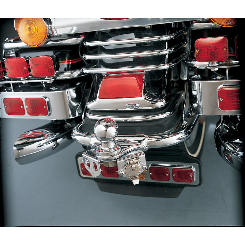 Drag Specialties Hitch Wiring Receptacle - DS-720558 For Harley Motorcycles 1980-2011