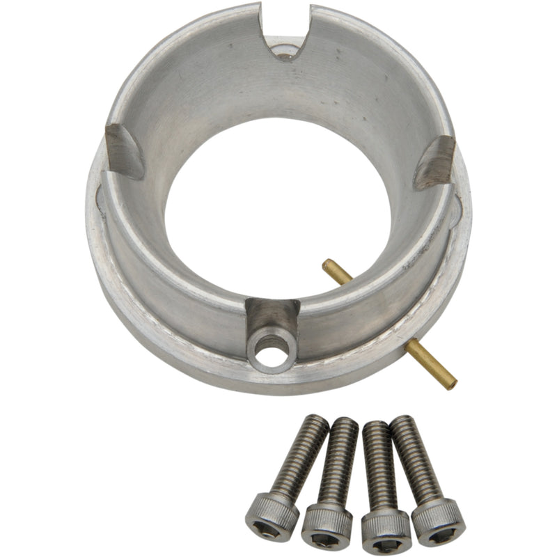 WSM 1013-0024 006-661-01 Carburetor Adapter with oil injection - silver - 44 mm