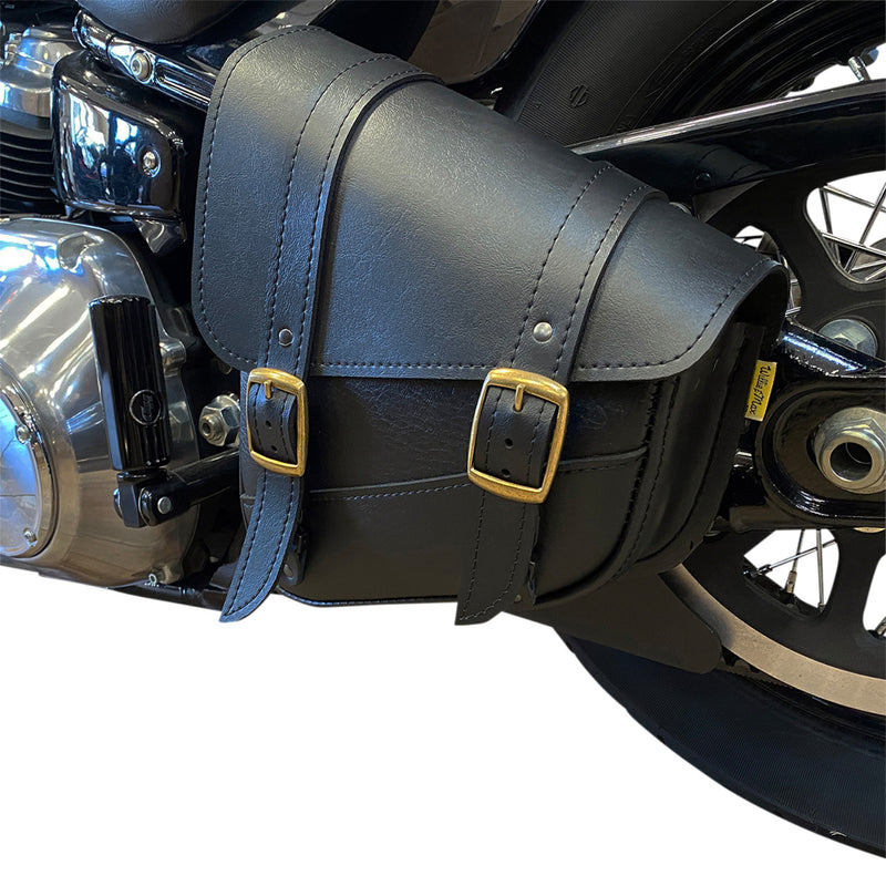 Willie & Max Luggage Saddlebag - 59776-08 For Harley Softail 1984-2023 | Kawasaki Motorcycles 1985-2023