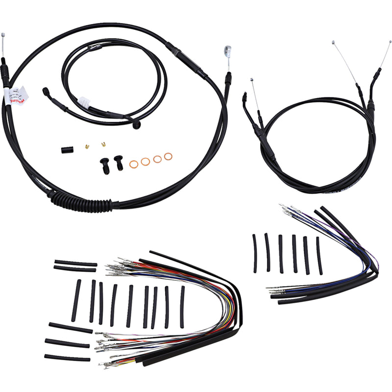 Burly Brand Complete Cable Kit - B30-1040 For Harley Dyna 2007-2011