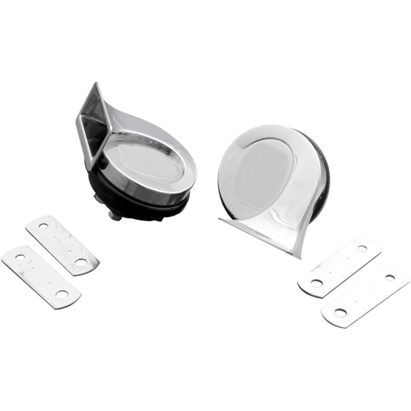 RIVCO PRODUCTS 2107-0067 ELCHRN Magnum Electric Horn Set Electric Horn Kit - Chrome