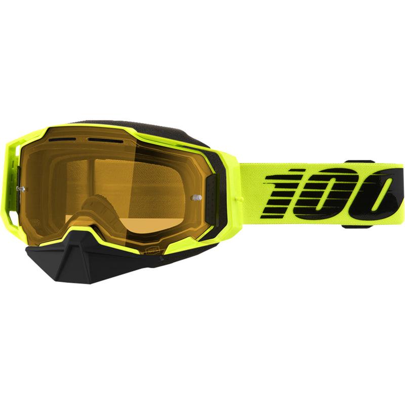 100% Armega Snow Goggle — Yellow Lens