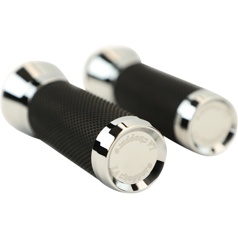 LA Choppers Grips Cable Chrome - LA-7492-01 For Harley Motorcycles 1980-2022