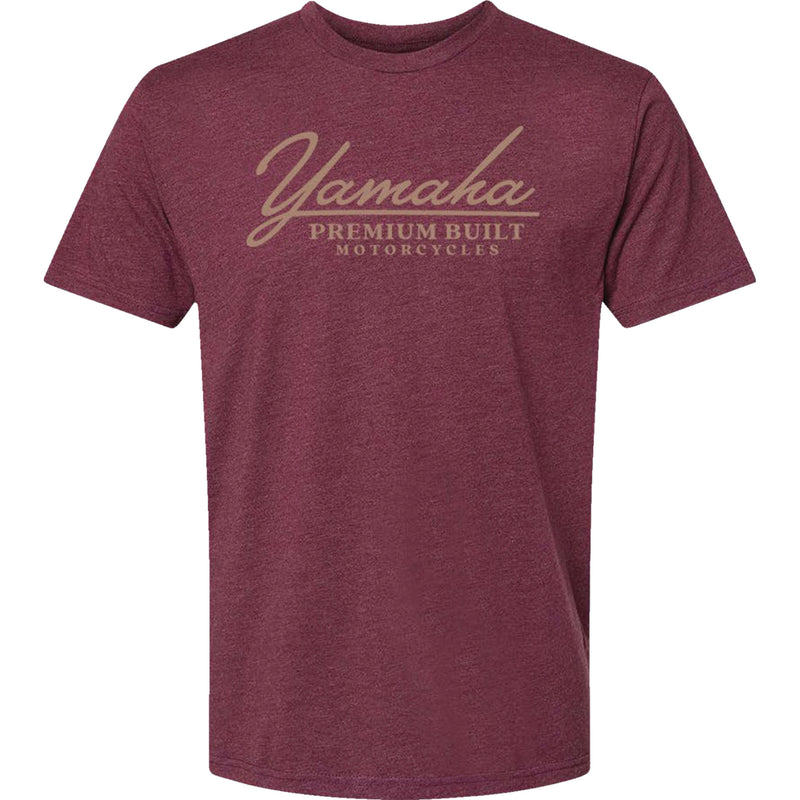 YAMAHA APPAREL Racing Premium Built T-Shirt Maroon