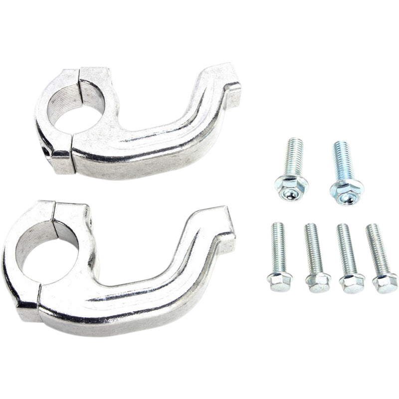 MOOSE OFFROAD 0635-1502 50-236S Replacement Contour Handguard Inner Mount Clamp Handguard Clamp - Contour - Magura - Silver