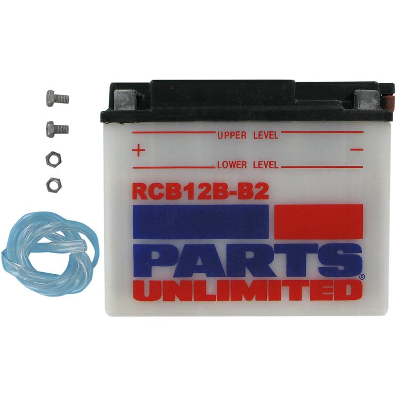 Parts Unlimited Conventional Battery - RCB12B-B2 Yamaha ATV/UTV Models 1987-1988
