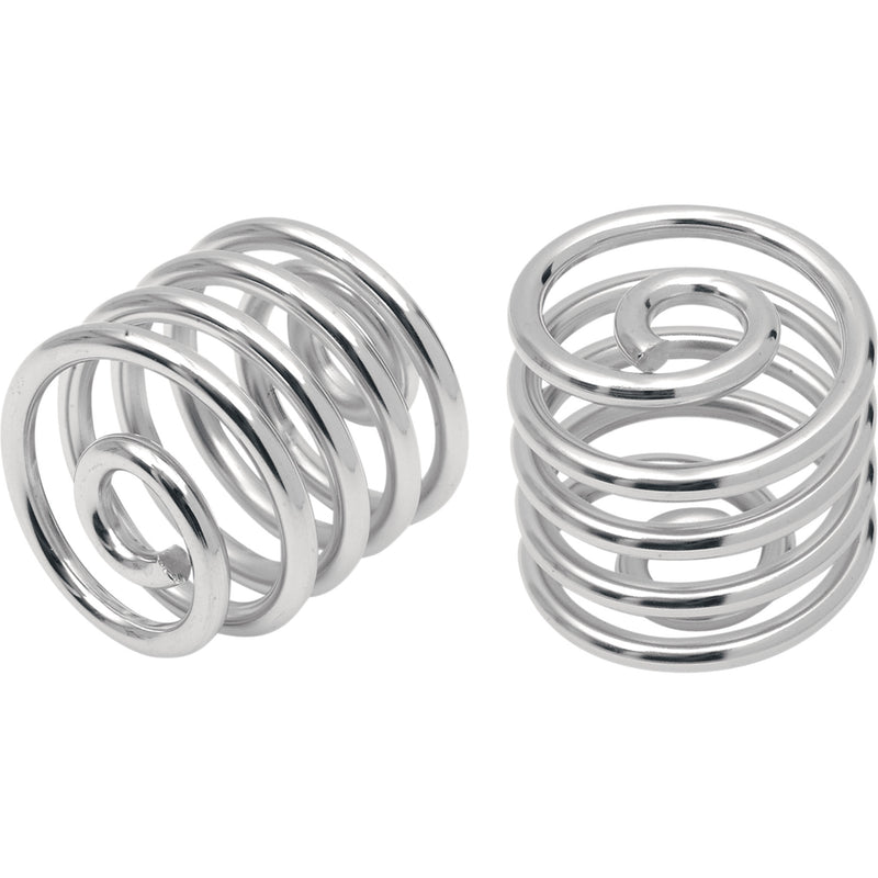 DRAG SPECIALTIES 0820-0010 Seat Springs chrome - 2"