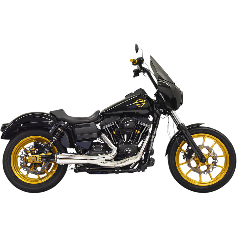Bassani Xhaust 2-Into-1 Exhaust System - 1D6C For Harley Dyna 2006-2017