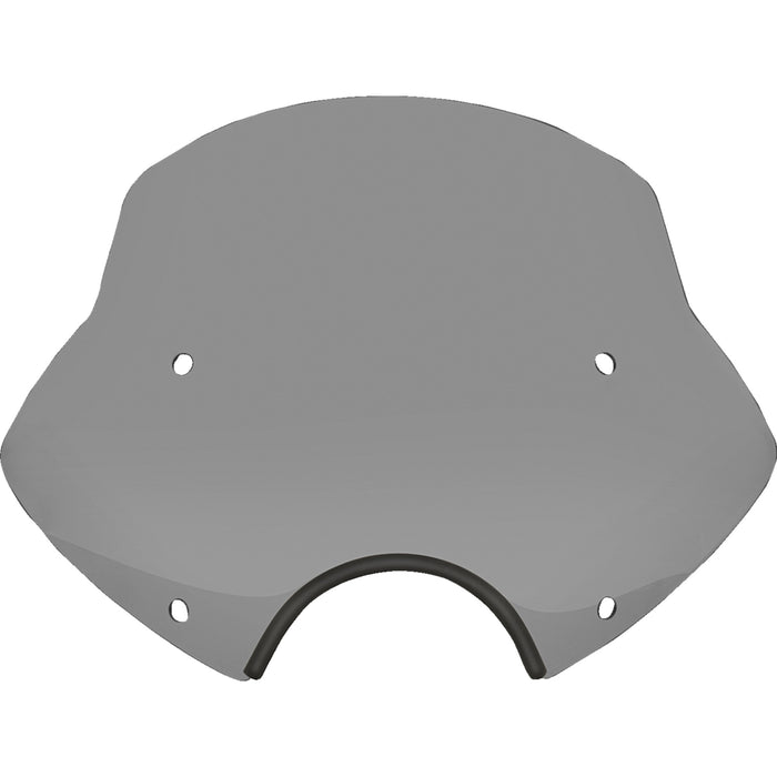 MEMPHIS SHADES 2313-0326 MEP54312 Speed Demon Windshield - Speed Demon Sportshields - 13" - 7" Headlight Cutout - Black Smoke