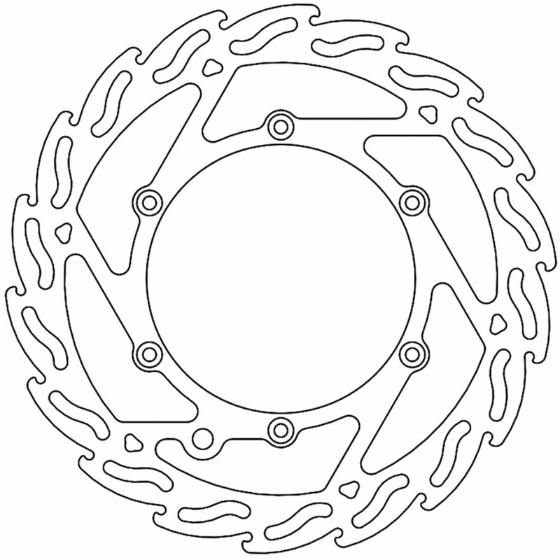 Moto-Master Flame Brake Rotor - 110298-PU For KTM Dirt Bikes 1989-2024 | Husaberg Dirt Bikes 1999-2014 | Gas Gas Dirt Bikes 2021-2024