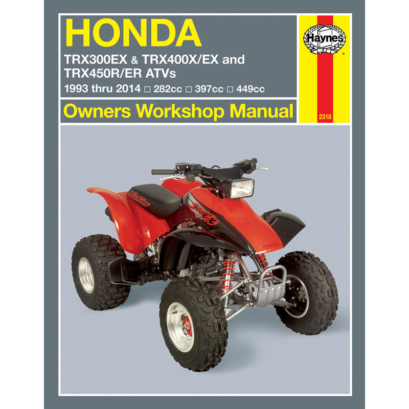Haynes Service Manual - M2318 Honda TRX300EX / TRX400EX 1993-2004