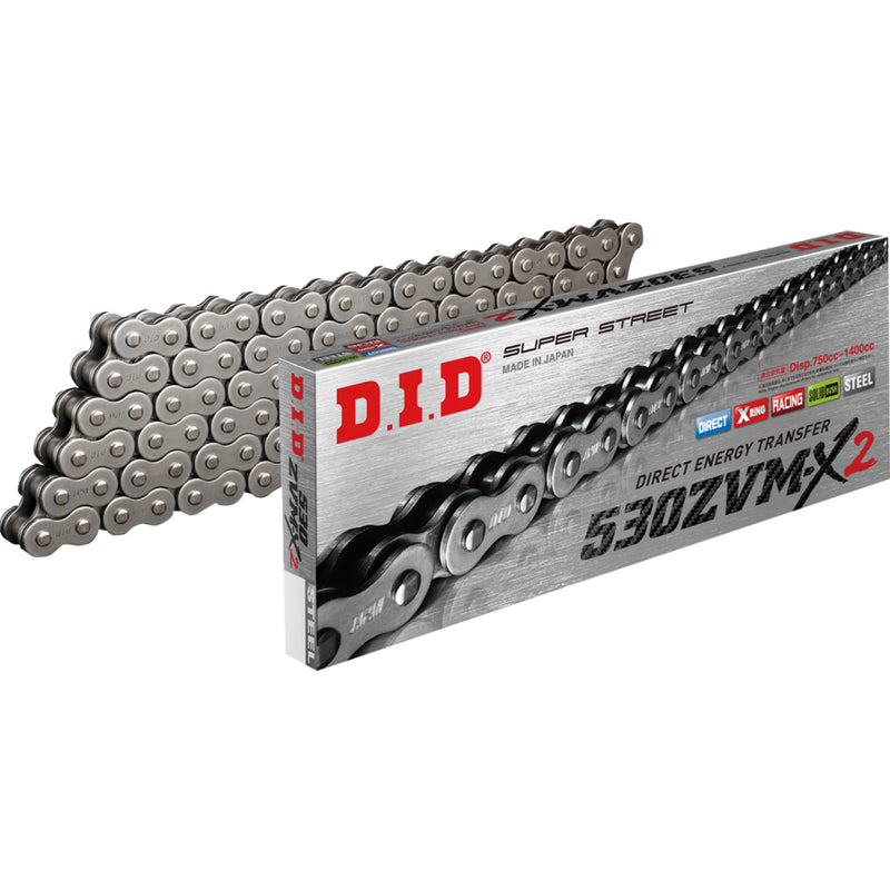 DID 1223-1665 M530ZVMX2X120 530 ZVM-X2 Chain 530 ZVM-X2 - Drive Chain - 120 Links - Natural