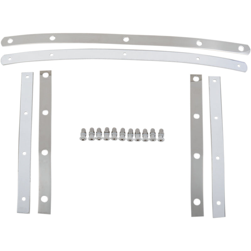 MEMPHIS SHADES 2321-0094 MEM0913 Replacement Fats/Slim Windshield Straps Fats Windshield Hardware Straps - Stainless Steel