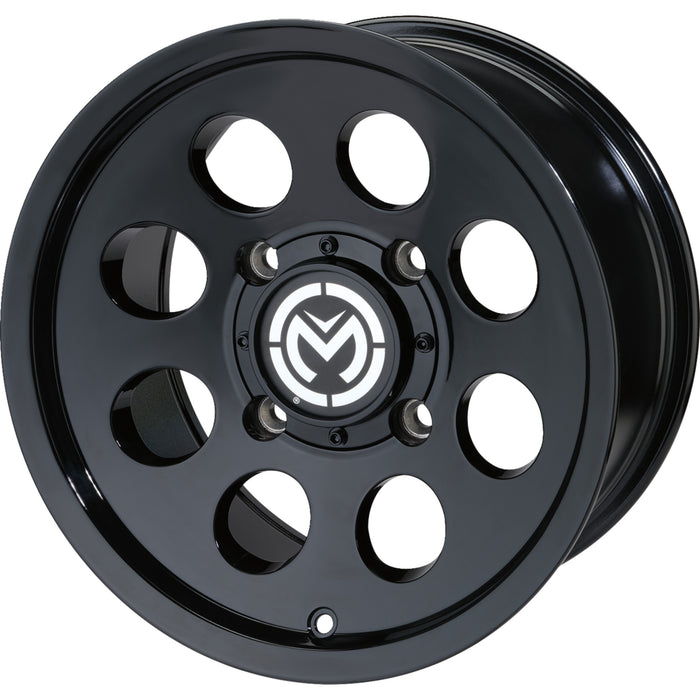 MOOSE OFFROAD 0230-1539 26MO127136GB4 26X Wheel Wheel - 26X - Front - Black - 12x7 - 4/136 - 4+3